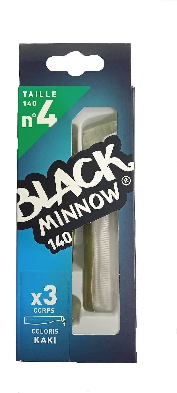 BLACK MINNOW Nº4 3 CUERPOS - Imagen 1