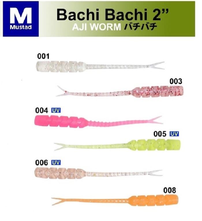 Cebo artificial MUSTAD Micro Finesse BACHI-BACHI Hellgrammite Tail - Imagen 1