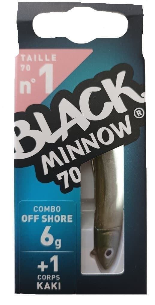 Combo BLACK MINNOW Nº1 Off Shore 6 G - Imagen 2