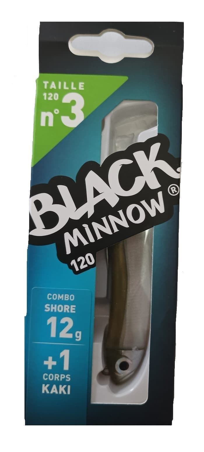 Combo BLACK MINNOW Nº3 Shore 12 G - Imagen 1
