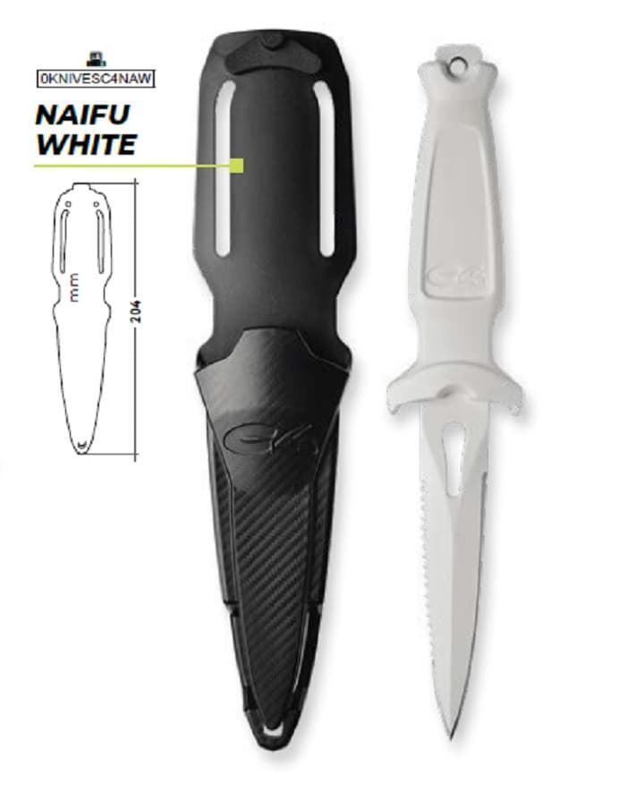 Cuchillo de Buceo C4 CARBON Naifu White - Imagen 1
