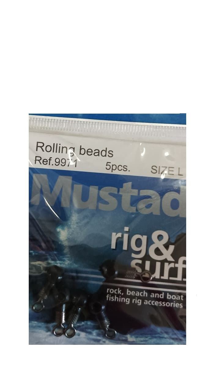 Cuentas enrollables MUSTAD Rolling Beads 5 piezas - Imagen 2