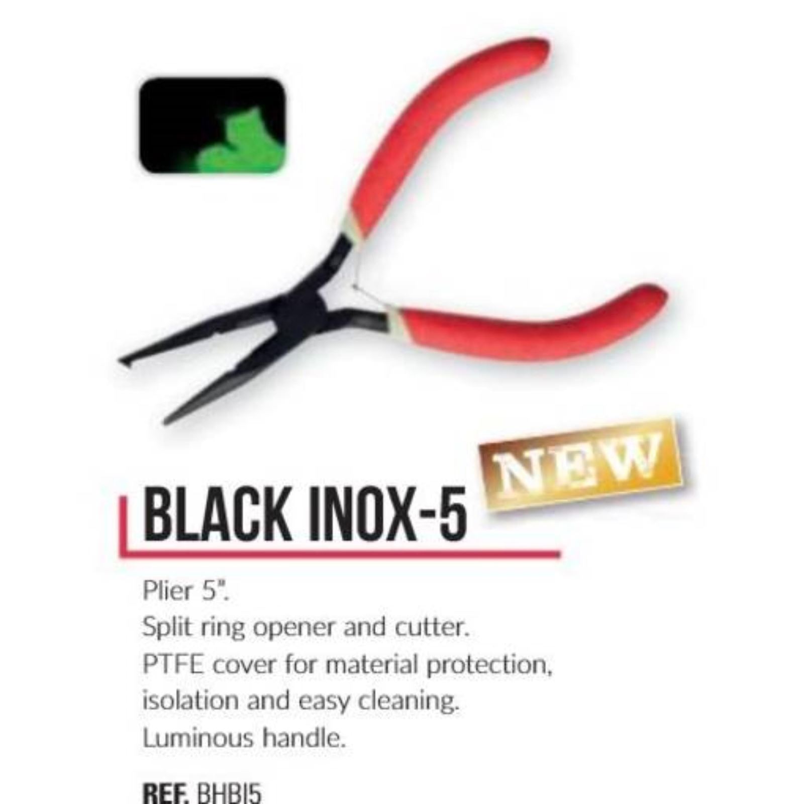 HART Alicates Black Inox-5 mango luminoso, abre anillas y corta hilos - Imagen 1