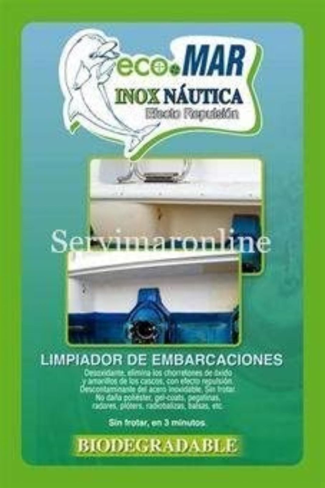 Limpiador de manchas amarillas en embarcaciones Ecomar Inox Náutica - Imagen 2