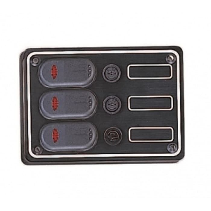 Panel 3 interruptores estanco 94x131mm - Imagen 1