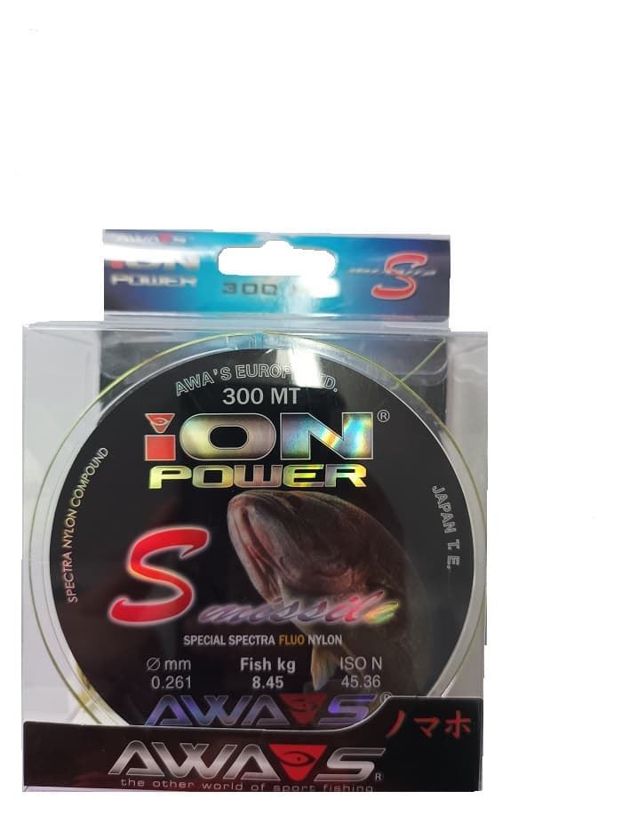 Sedal AWAVS ION Power SMISSILE Special Spectra Fluo Nylon 300 m - Imagen 1