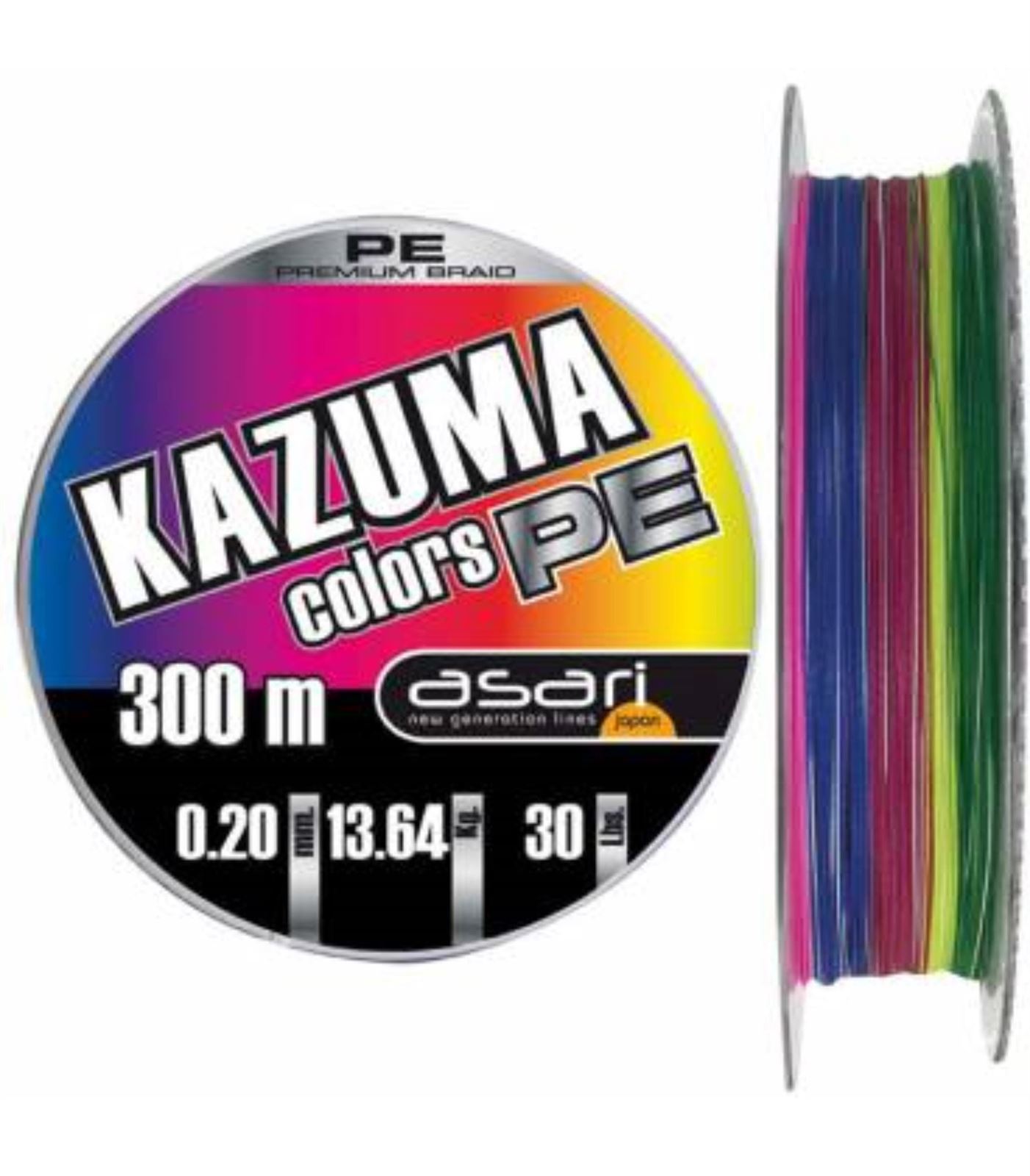 Sedal Kazuma Colors PE Asari 300m - Imagen 1